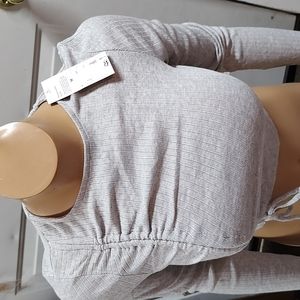 Wild fable women's sweater crop top medium